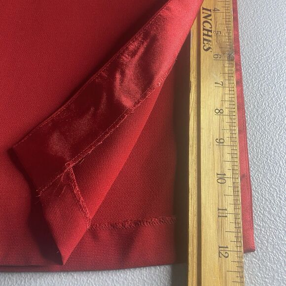 Vtg MISS DORBY 2-Piece Midi Skirt Sleeveless Blouse Set Petite Womens 10 P Red - Picture 12 of 14